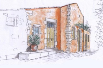 Stone house restoration in Fres
